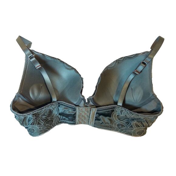 Aerie Show Off Plunge Push Up Rooftop Garden Lace Bra 38C - Picture 5 of 9